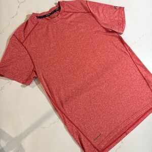 Russell dri-power 360 Heathered Red Short Sleeve Activewear Shirt